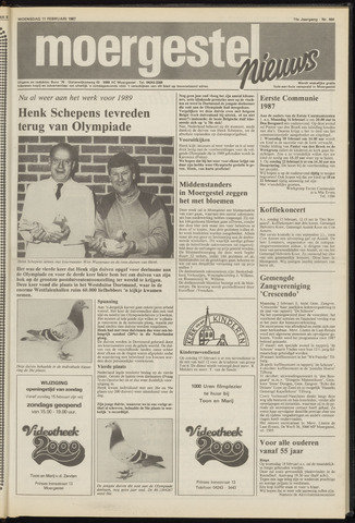 Weekblad Moergestels Nieuws 1987-02-11