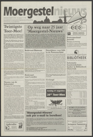 Weekblad Moergestels Nieuws 2000-08-09
