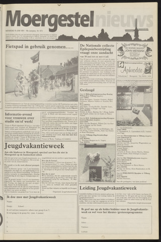 Weekblad Moergestels Nieuws 1991-06-19