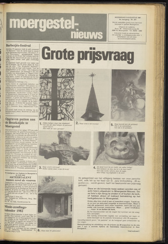 Weekblad Moergestels Nieuws 1981-08-05