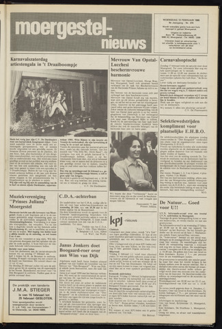 Weekblad Moergestels Nieuws 1985-02-13