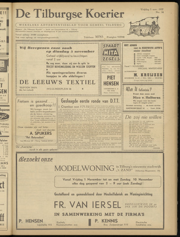 Weekblad De Tilburgse Koerier 1957-11-01
