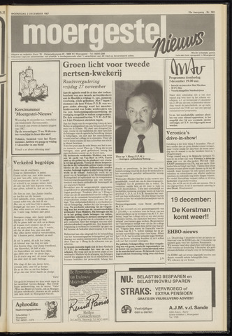 Weekblad Moergestels Nieuws 1987-12-02