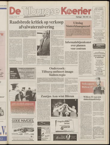 Weekblad De Tilburgse Koerier 1992-12-03