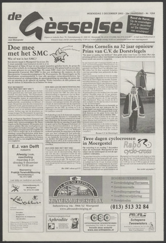 Weekblad Moergestels Nieuws 2003-12-03