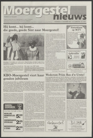 Weekblad Moergestels Nieuws 2007-11-14