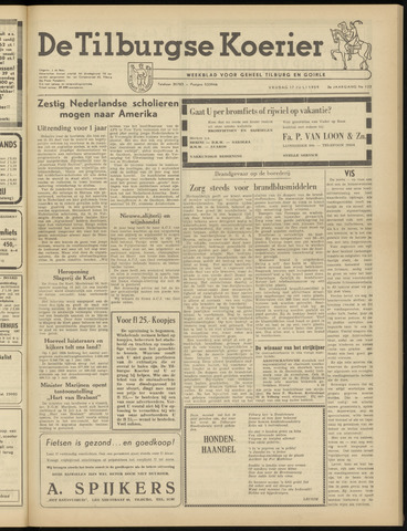 Weekblad De Tilburgse Koerier 1959-07-17