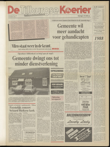 Weekblad De Tilburgse Koerier 1988-01-07