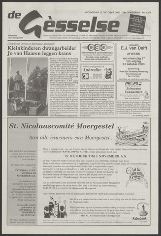 Weekblad Moergestels Nieuws 2003-10-22