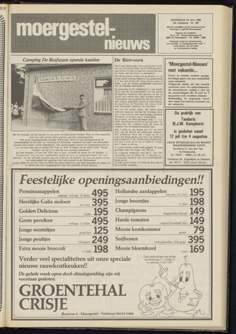 Weekblad Moergestels Nieuws 1985-07-10