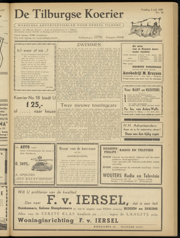 Weekblad De Tilburgse Koerier 1957-07-05