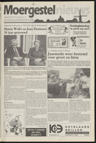 Weekblad Moergestels Nieuws 1992-04-29