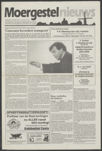 Weekblad Moergestels Nieuws 1996-11-27