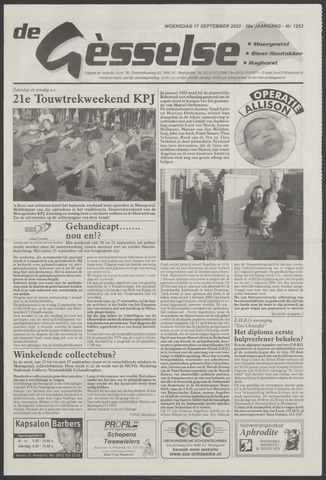 Weekblad Moergestels Nieuws 2003-09-17