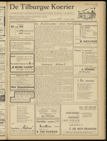 Weekblad De Tilburgse Koerier 1957-12-06