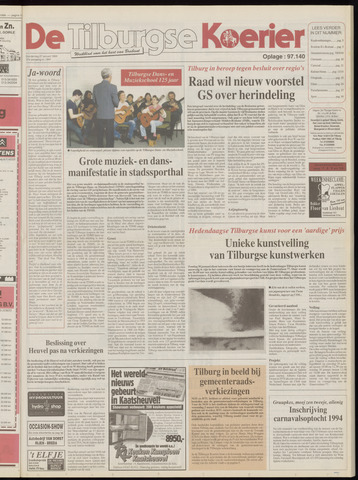 Weekblad De Tilburgse Koerier 1994-01-27
