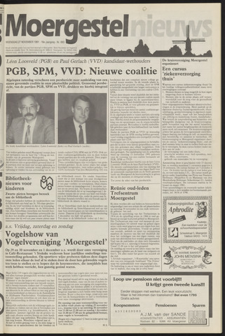 Weekblad Moergestels Nieuws 1991-11-27