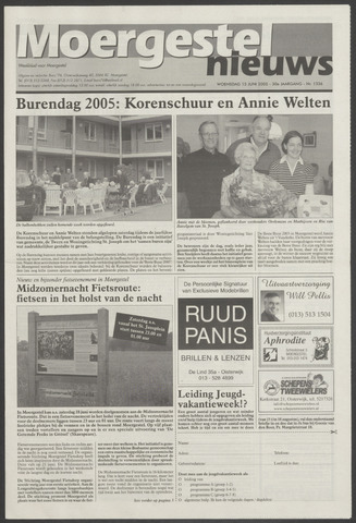Weekblad Moergestels Nieuws 2005-06-15