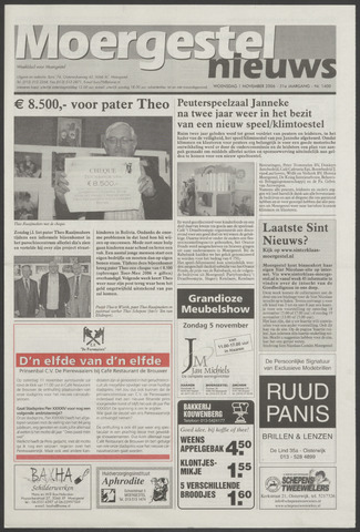 Weekblad Moergestels Nieuws 2006-11-01