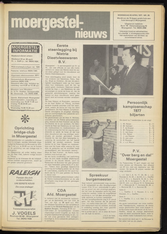 Weekblad Moergestels Nieuws 1977-04-20