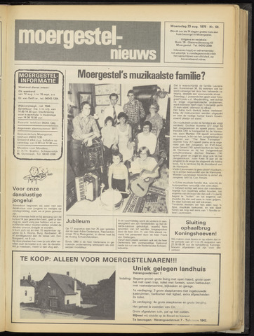 Weekblad Moergestels Nieuws 1978-08-23