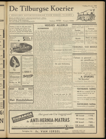Weekblad De Tilburgse Koerier 1957-11-22