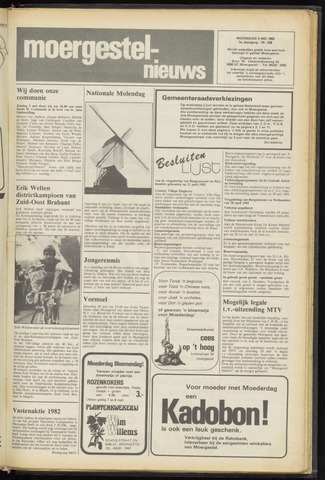Weekblad Moergestels Nieuws 1982-05-05