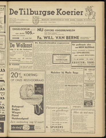 Weekblad De Tilburgse Koerier 1958-10-17