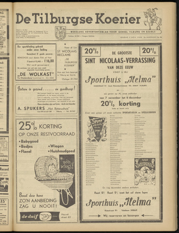 Weekblad De Tilburgse Koerier 1958-11-07