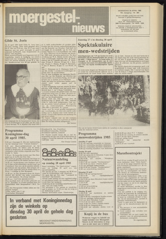Weekblad Moergestels Nieuws 1985-04-24