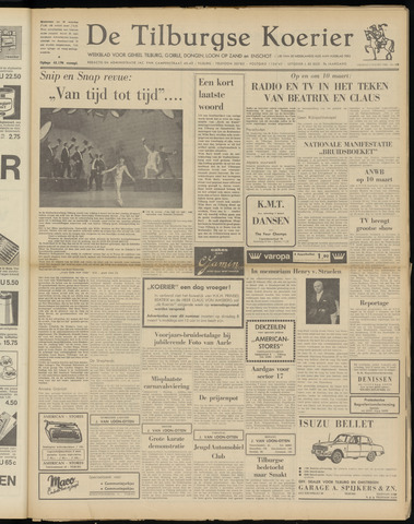 Weekblad De Tilburgse Koerier 1966-03-04