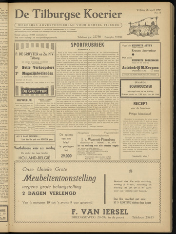 Weekblad De Tilburgse Koerier 1957-04-26