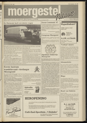 Weekblad Moergestels Nieuws 1987-05-20