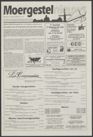 Weekblad Moergestels Nieuws 2000-06-21