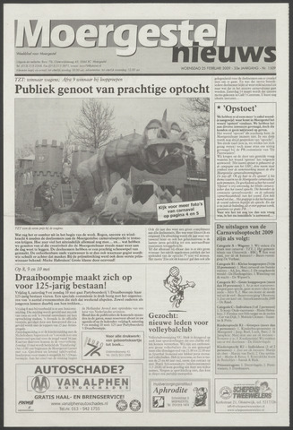 Weekblad Moergestels Nieuws 2009-02-25
