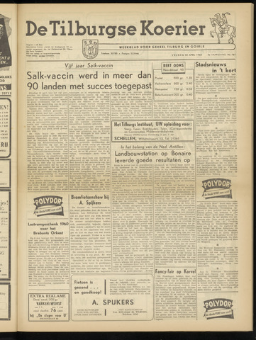 Weekblad De Tilburgse Koerier 1960-04-22