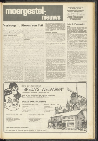 Weekblad Moergestels Nieuws 1984-02-29