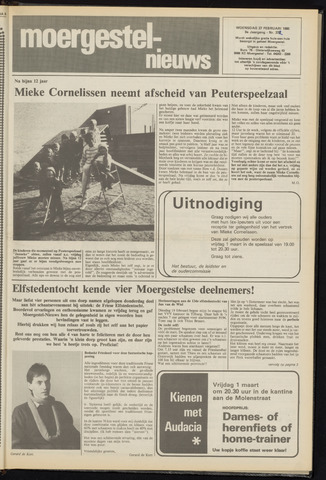 Weekblad Moergestels Nieuws 1985-02-27