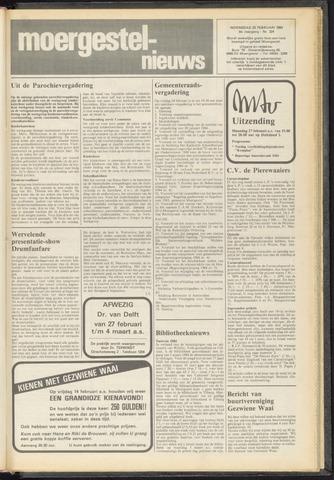 Weekblad Moergestels Nieuws 1984-02-22