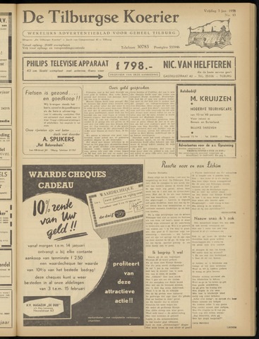 Weekblad De Tilburgse Koerier 1958