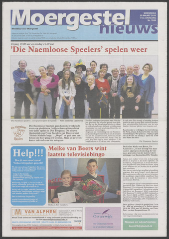 Weekblad Moergestels Nieuws 2016-03-30
