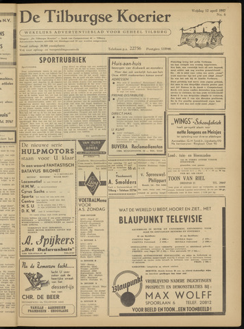 Weekblad De Tilburgse Koerier 1957-04-12