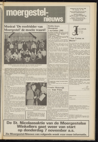 Weekblad Moergestels Nieuws 1985-10-30