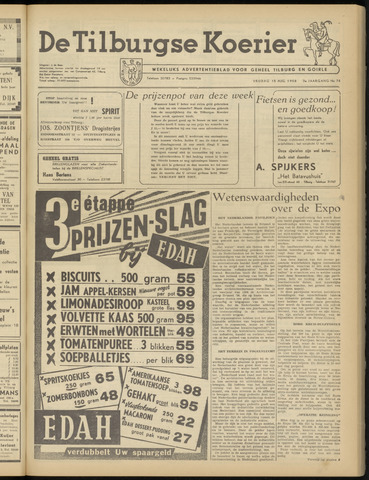 Weekblad De Tilburgse Koerier 1958-08-15