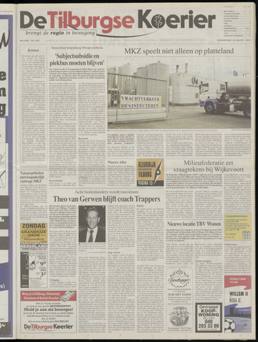 Weekblad De Tilburgse Koerier 2001-03-29