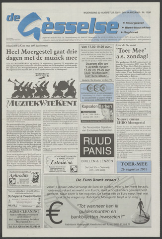 Weekblad Moergestels Nieuws 2001-08-22