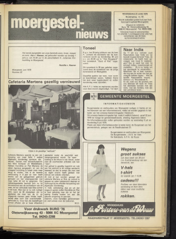 Weekblad Moergestels Nieuws 1979-06-27