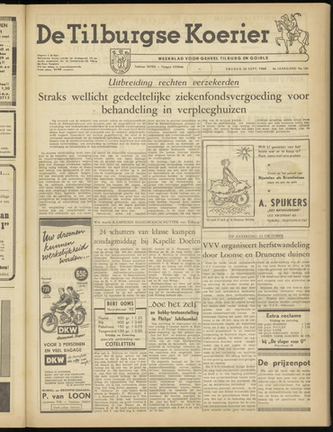 Weekblad De Tilburgse Koerier 1960-09-23