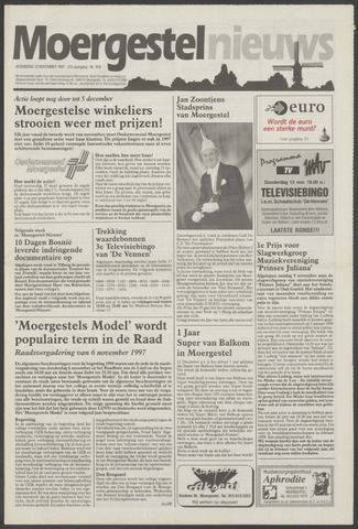 Weekblad Moergestels Nieuws 1997-11-12