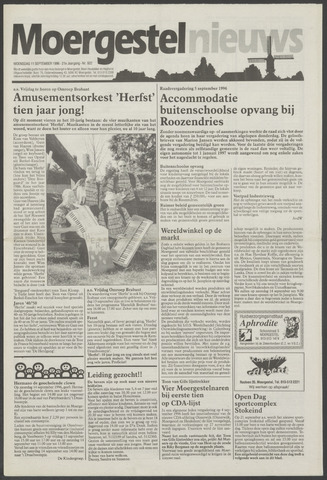 Weekblad Moergestels Nieuws 1996-09-11